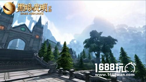 穿越盖亚大陆1495万平方米 游览《黑暗与光明》手游大世界[多图]