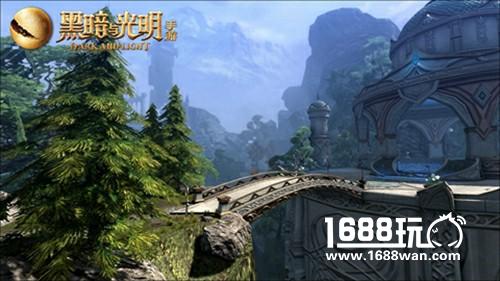 穿越盖亚大陆1495万平方米 游览《黑暗与光明》手游大世界[多图]