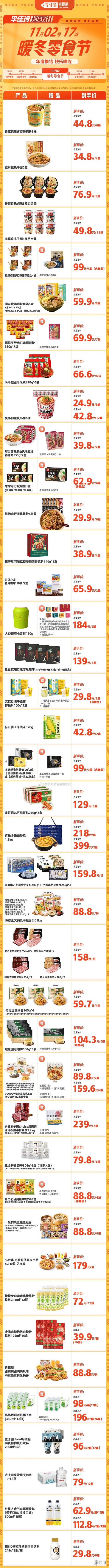 李佳琦双十一清单2022年11月2日 李佳琦双11暖冬零食节预告