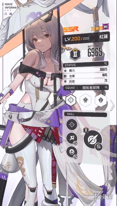 《NIKKE胜利女神》红莲角色图鉴 SSR步枪红莲射击动作技能属性