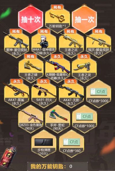 CF8月枪王自助餐活动网址 开通SVIP领取各类礼品[多图]