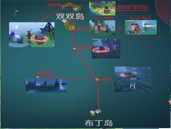 原神破破岛宝箱位置大全：海岛地图破破岛宝箱位置分享[多图]
