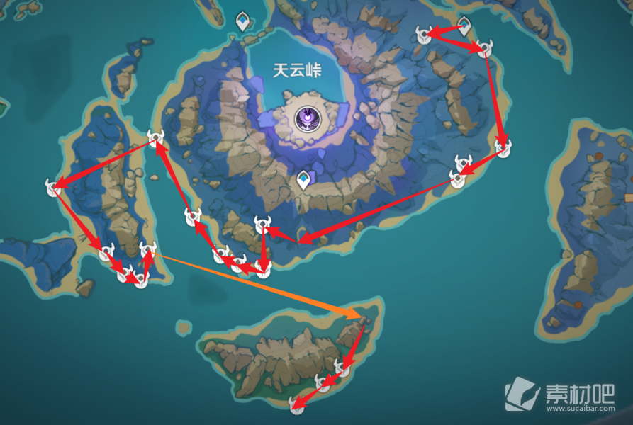《原神》冬极白星突破材料采集路线攻略