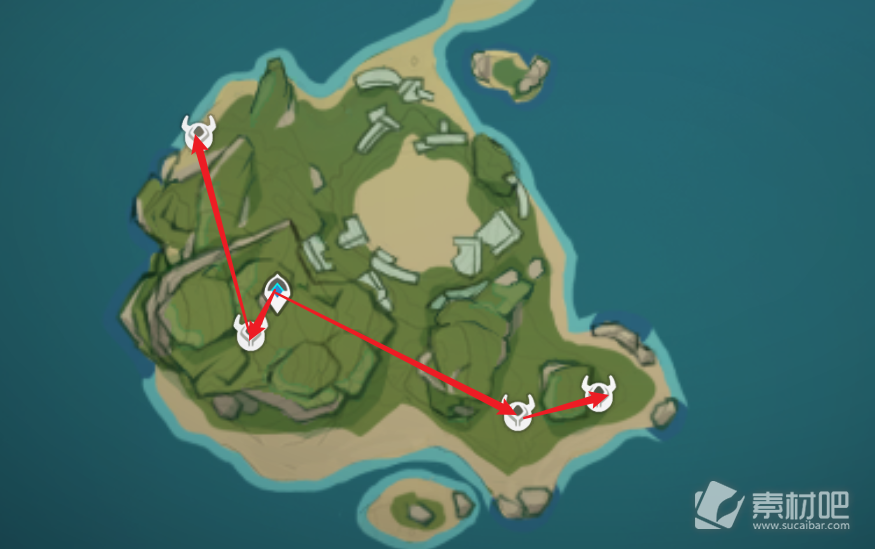 《原神》冬极白星突破材料采集路线攻略