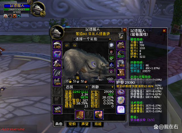 魔兽世界wlk熊t装备属性选择