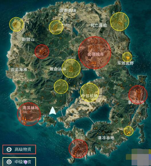 光荣使命高级物资在哪找 高级物资分布图[图]