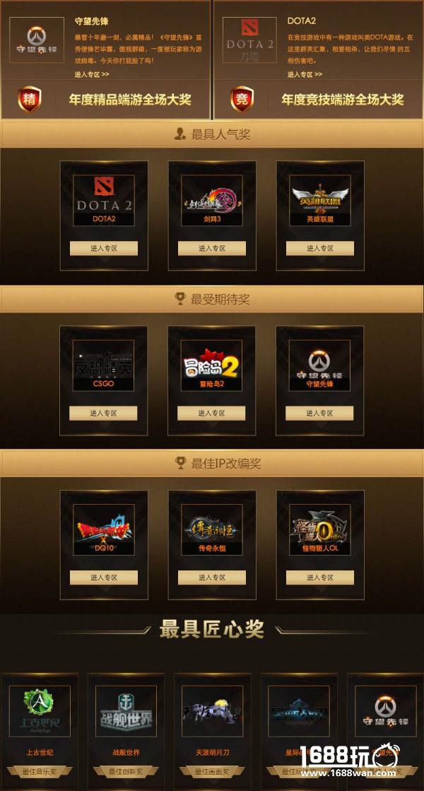2016年度星游大赏暨第四届金口袋奖获奖名单公布[多图]图片3