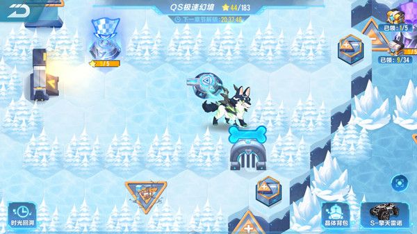 QQ飞车手游S18赛季极速幻境第一章攻略 无尽风雪通关路线分享[多图]
