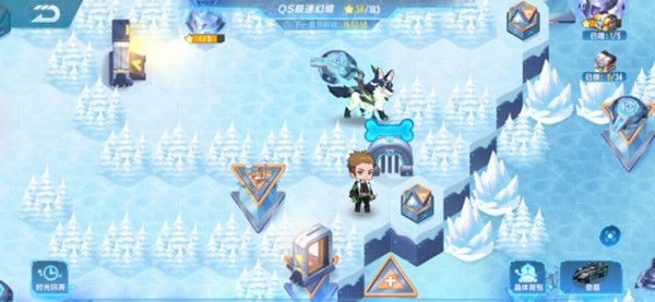 QQ飞车手游S18赛季极速幻境第一章攻略 无尽风雪通关路线分享[多图]图片14