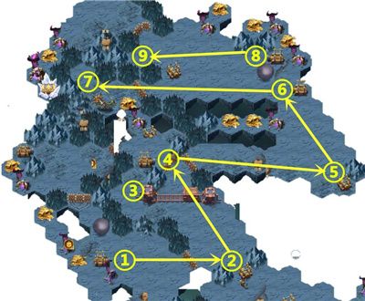 剑与远征回音峡谷怎么走？回音峡谷最佳路线推荐[多图]图片4