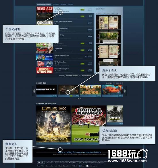 备战黑色星期五 Steam商城主页界面大改版[多图]图片3