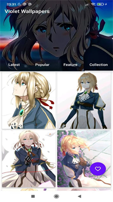 Violet Wallpapers app