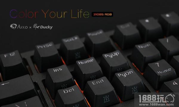 幻彩来袭!Akko Ducky发布3108S Cherry RGB机械键盘[多图]图片3