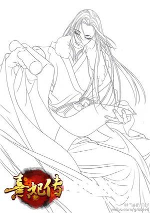 《熹妃传》新生插画师联盟 同人线稿抢跑出炉[多图]图片6
