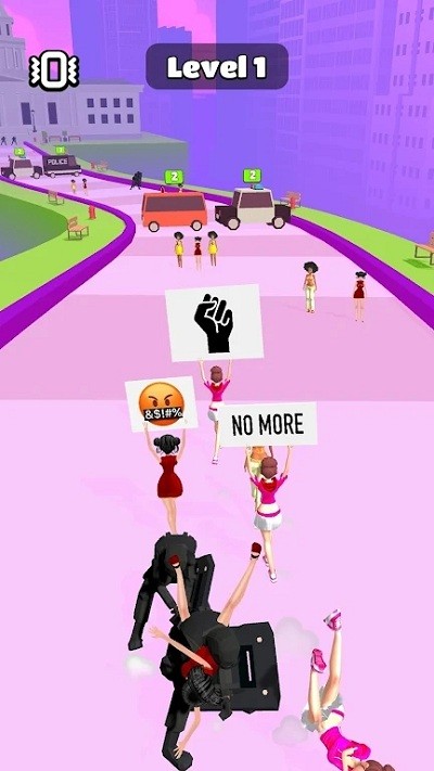 抗议快跑游戏