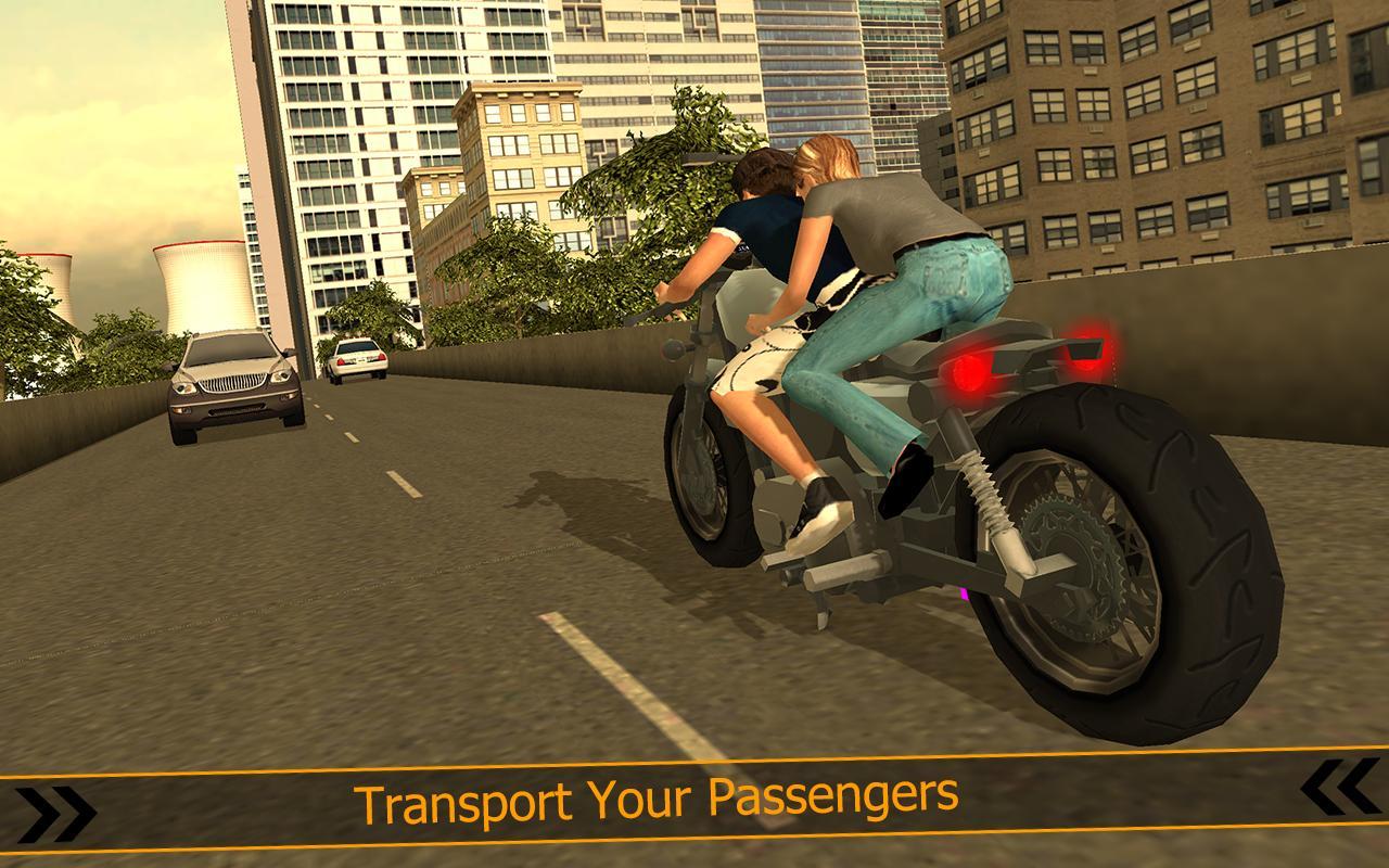 城市摩托驾驶模拟器游戏