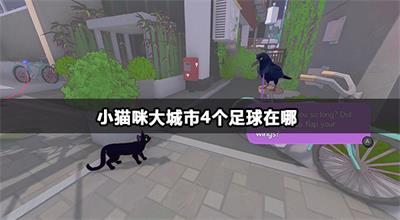 小猫咪大城市4个足球在哪