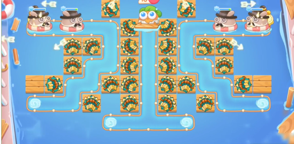 保卫萝卜4暖暖汤泉第三关