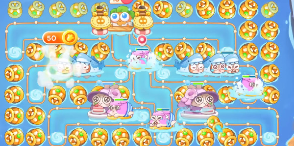 保卫萝卜4暖暖汤泉第9关攻略