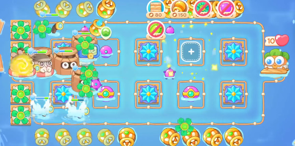 保卫萝卜4暖暖汤泉第12关攻略