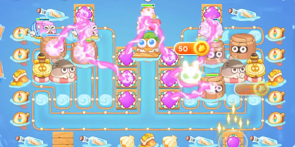 保卫萝卜4暖暖汤泉第14关攻略