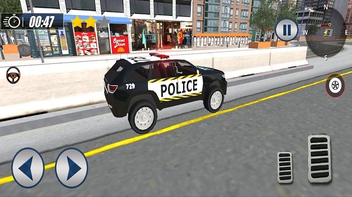 警车极限驾驶游戏