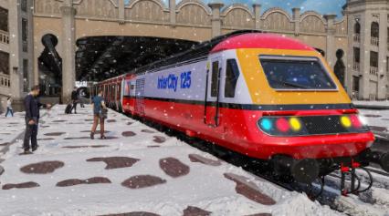 雪地上坡火车驾驶模拟手机版