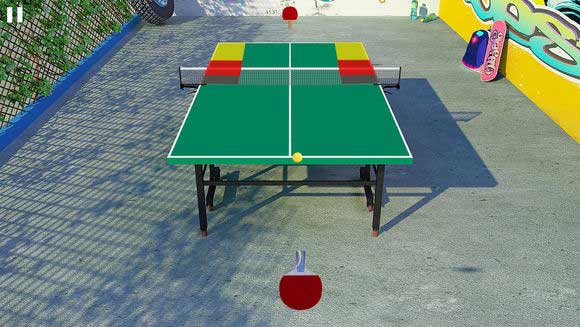 虚拟乒乓球游戏