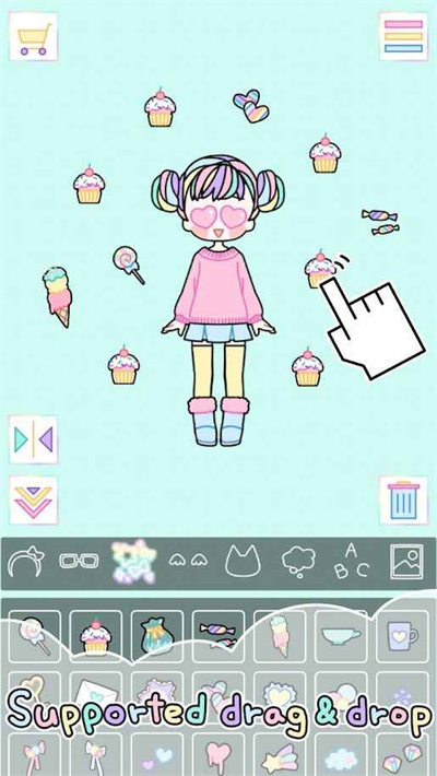 缤纷女孩换装游戏