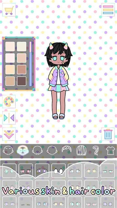 缤纷女孩换装游戏