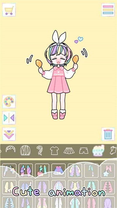 缤纷女孩换装游戏
